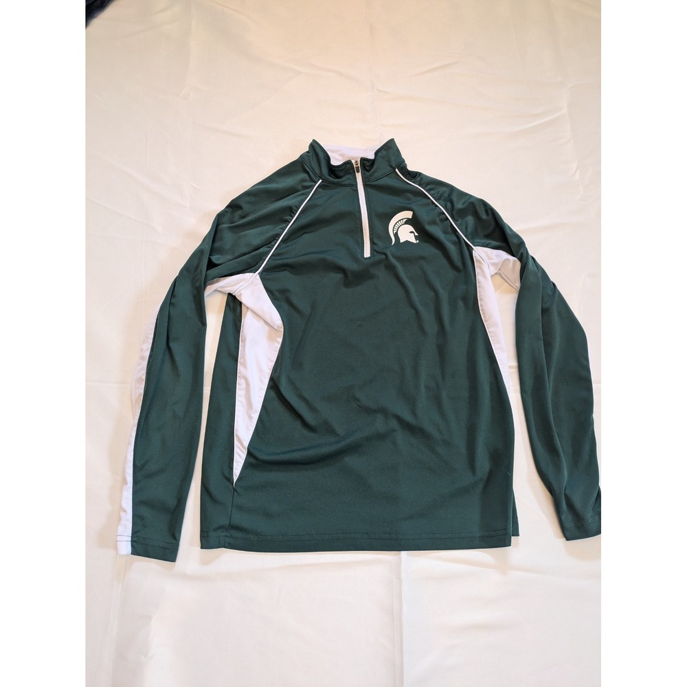 Colosseum‎ Michigan State Spartans MSU Knit 1/4 Zip Jacket size Men's Medium